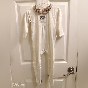 Burberry sheep romper / footie / sleeper